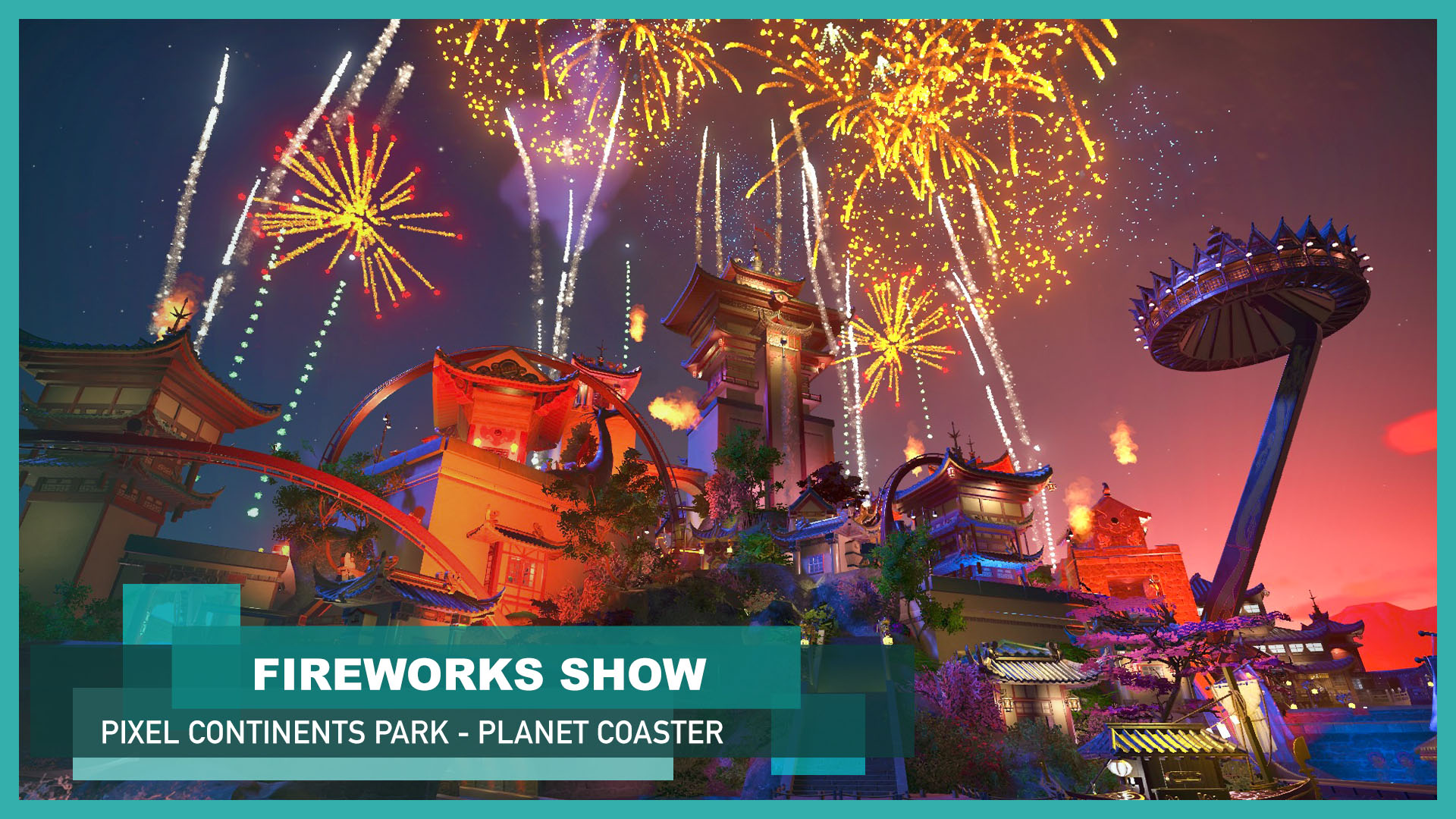 Fireworks Show 🎆🎇 [Pixel Continents Park]