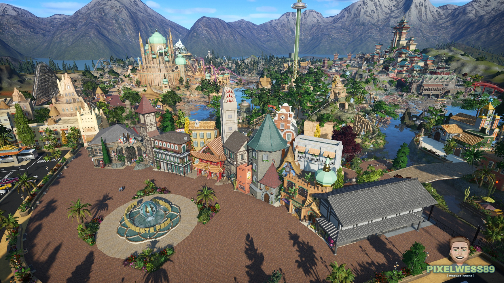 All the Planet Coaster downloads from PixelWess89