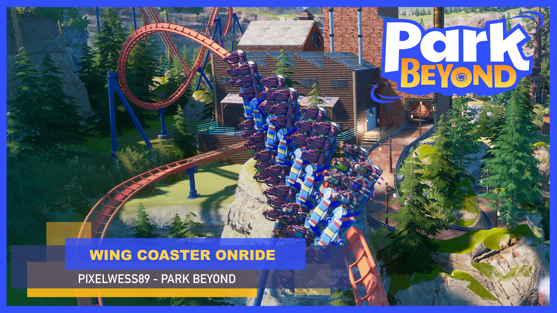 Wing Coaster Onride🎢 🦅 [Park Beyond]